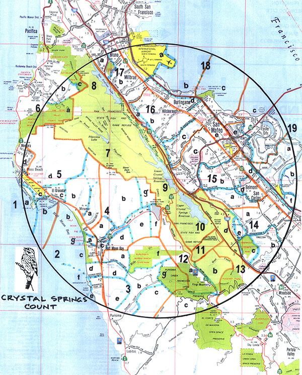 Crystal Springs CBC map
